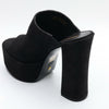 Stuart Weitzman Skyhigh 145 Pearl Slide Black 10.5 B