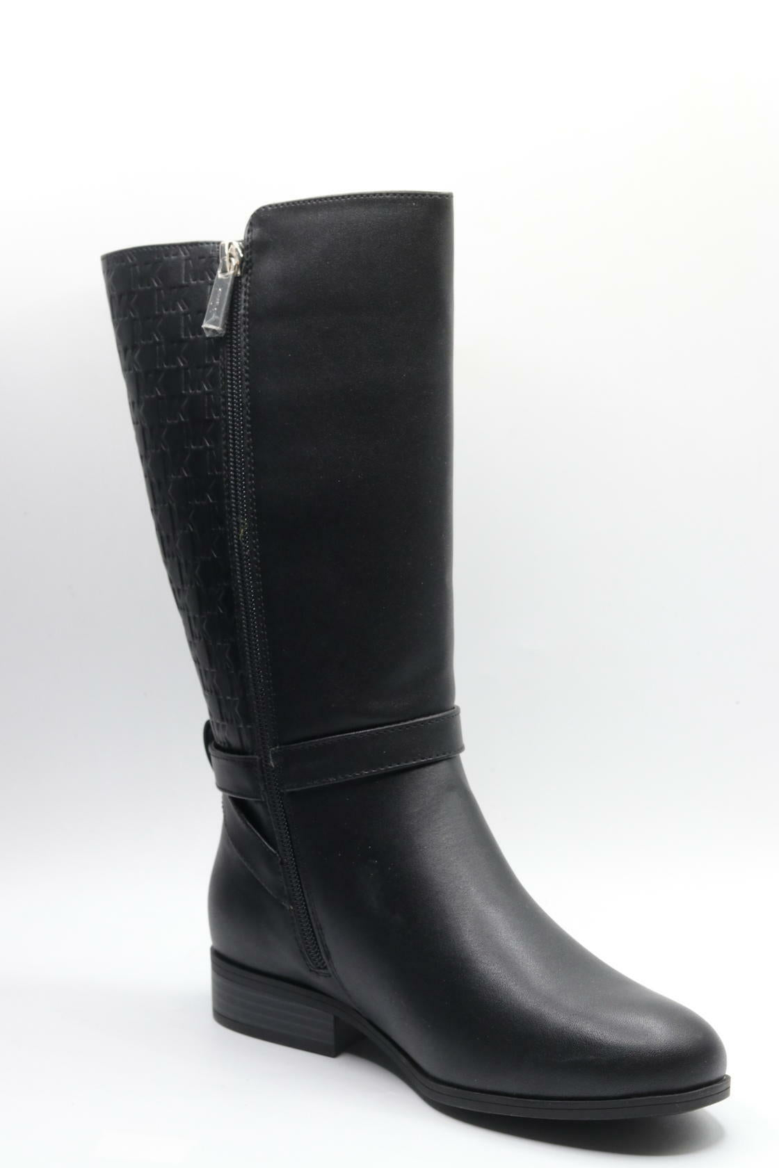Michael Kors Girl's Finley Drake (Little Kid/Big Kid) Black/Silver 4 Big Kid M