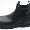 KEEN Utility Men’s Juneau Romeo Mid Height Composite Toe Waterproof Pull On Work Boot, Black/Black, 7.5 EE (Wide) US