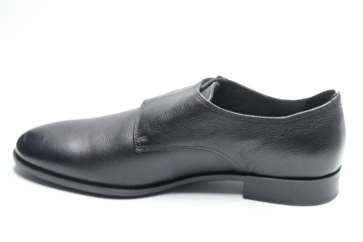 Hugo Boss Mens Dress Shoes Colby Leather  Monk Shoes Black Men's Dress 10.5 D