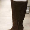 Stuart Weitzman Flareblock 85 Slouch Boot Walnut 5.5 B