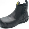 KEEN Utility Men’s Juneau Romeo Mid Height Composite Toe Waterproof Pull On Work Boot, Black/Black, 7.5 EE (Wide) US