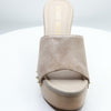 Stuart Weitzman Pearl Clog 85 Sandal Latte Womens Sz 7.5 B
