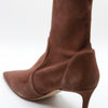 Stuart Weitzman Womens Stuart 75 Stretch Bootie Taupe 8.5 B