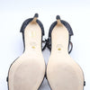 Stuart Weitzman Amelina 95 Ankle Strap Rhinestone Heels Gunmetal 10.5M Women