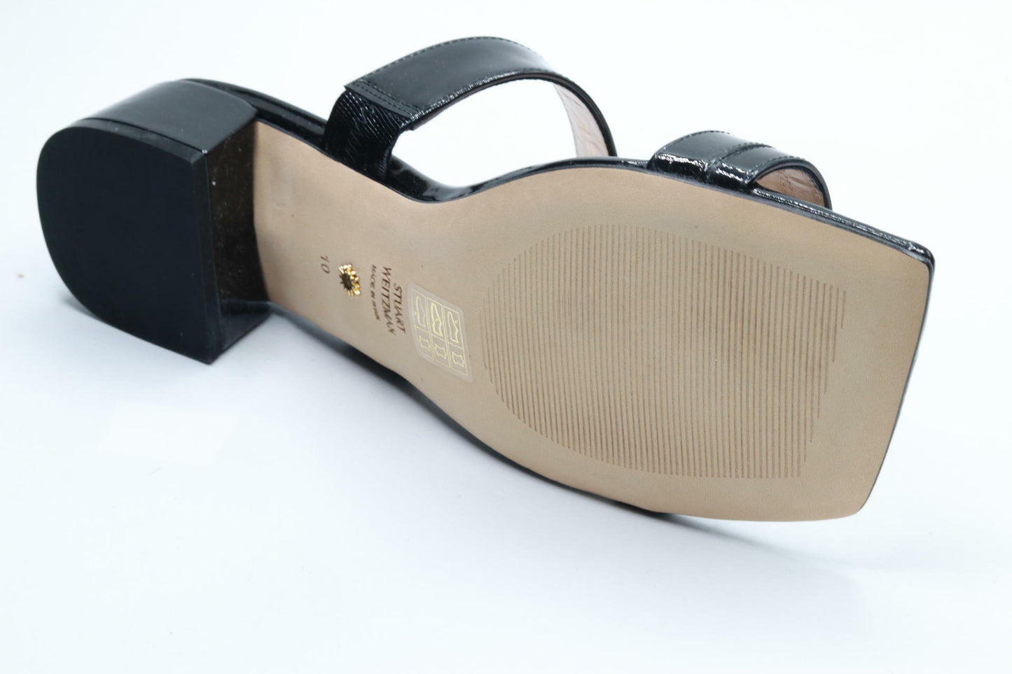 Stuart Weitzman Maisie 35 Sandal Black 10 M