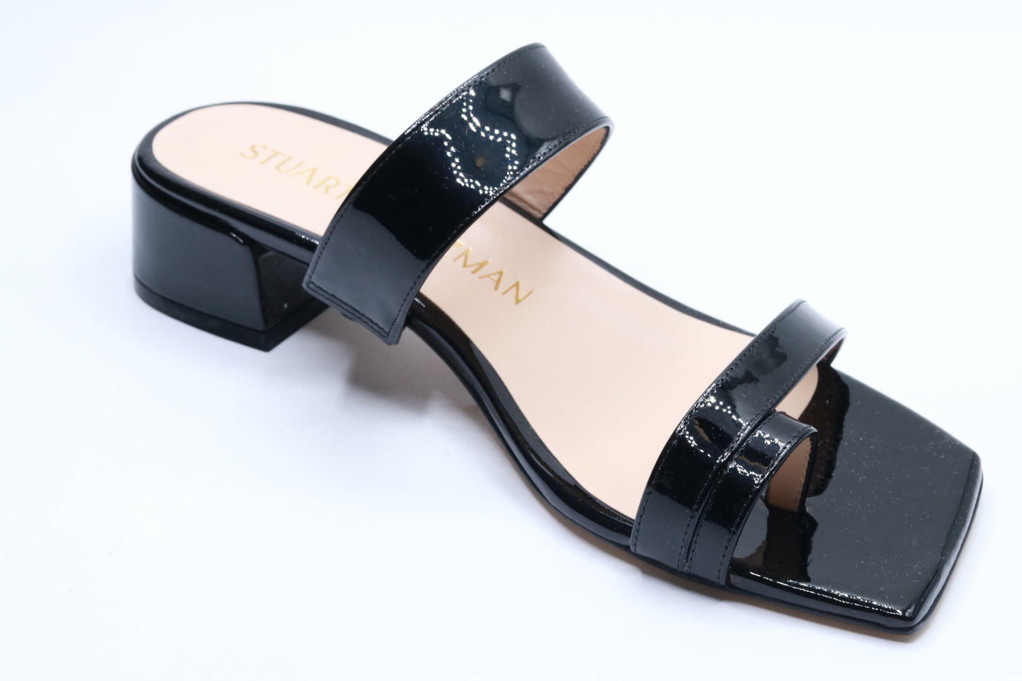 Stuart Weitzman Maisie 35 Sandal Black 10 M