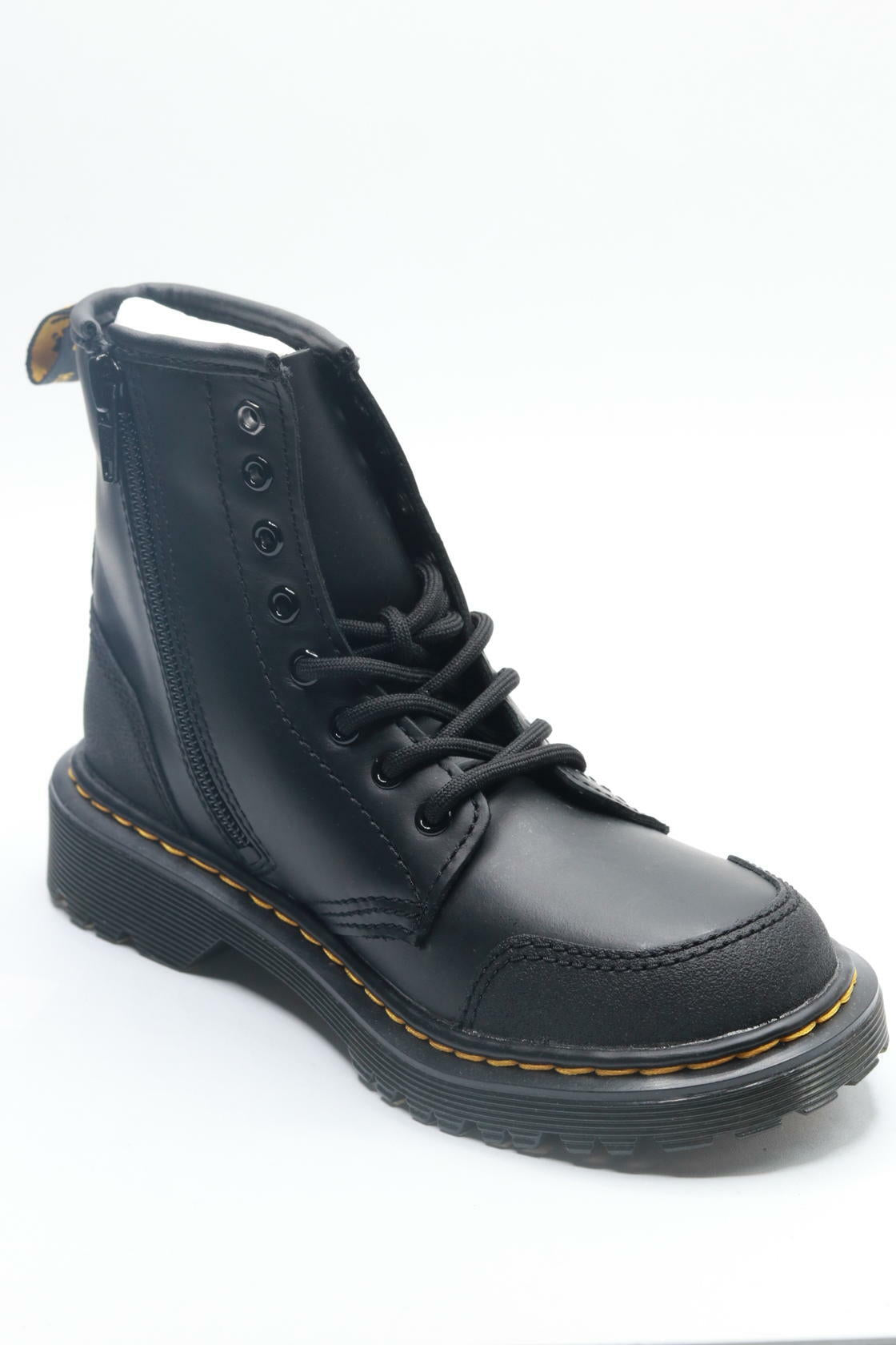 Dr. Martens 1460 Overlay (Little Kid/Big Kid) Black Duty/Romario 13 UK (US 1 Little Kid) M