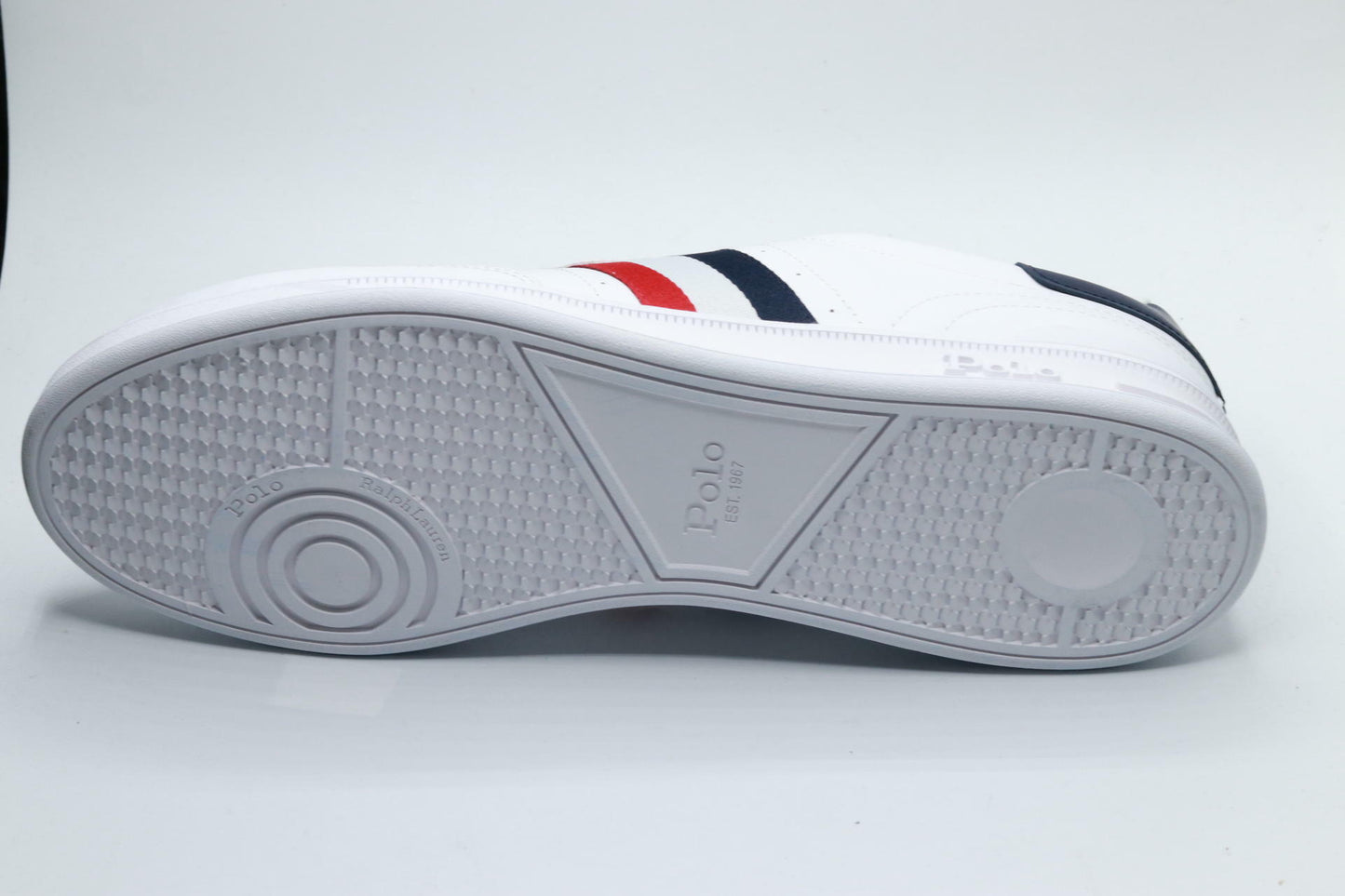 POLO RALPH LAUREN Heritage Aera White Red Blue Sneakers Shoes