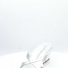 Stuart Weitzman Miami 50 Wedge Slide Silver 10.5 B