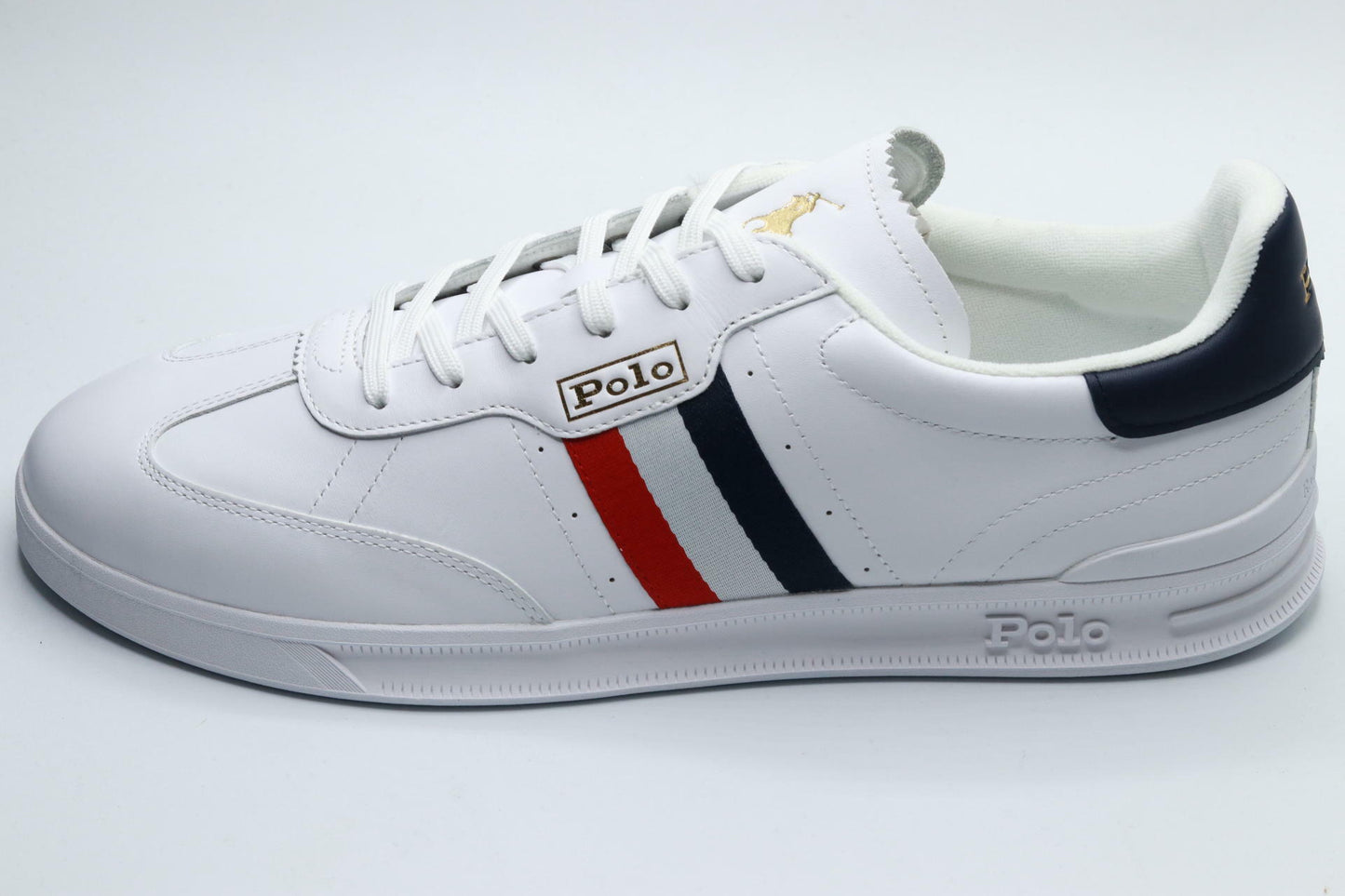 POLO RALPH LAUREN Heritage Aera White Red Blue Sneakers Shoes