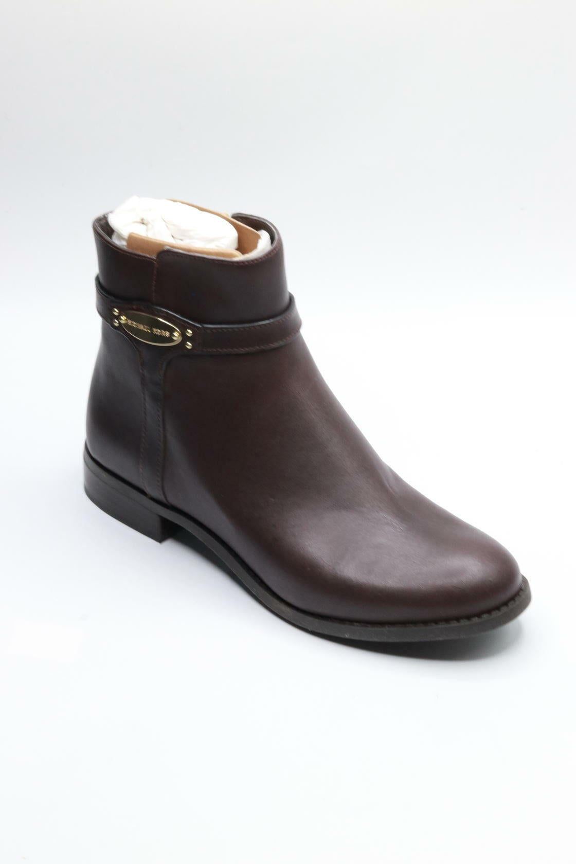 Michael Kors Finley Flat Bootie Chocolate 1 6 M