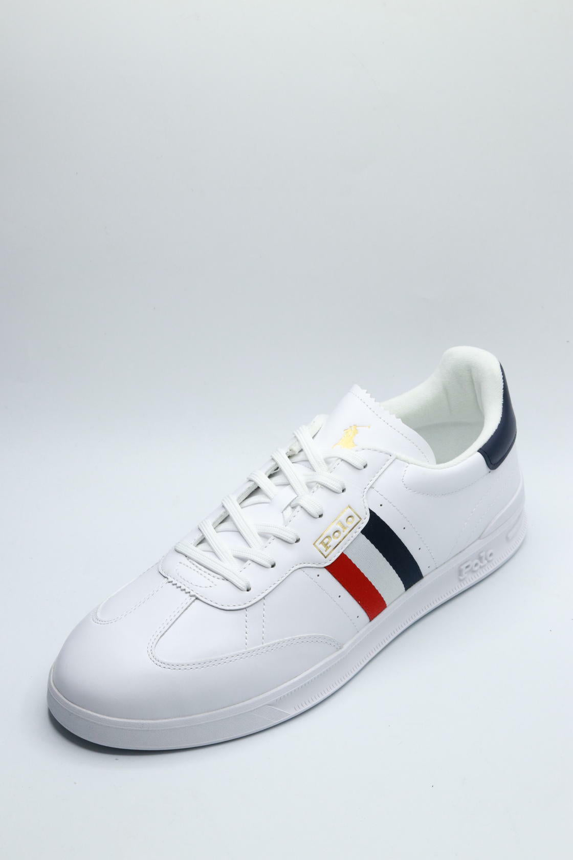 POLO RALPH LAUREN Heritage Aera White Red Blue Sneakers Shoes
