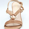 Stuart Weitzman Lalita 75 Blok Sandal Tan 8 M