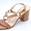 Stuart Weitzman Lalita 75 Blok Sandal Tan 8 M