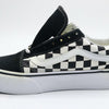 Womens 5.5 Old Skool Checkerboard Platform Trainers Black/True White