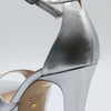 Stuart Weitzman Disco Platform Sandal Silver 6 B