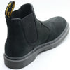 DR. MARTENS Men's Amphibians, Black Milled Nubuck Wp, 11