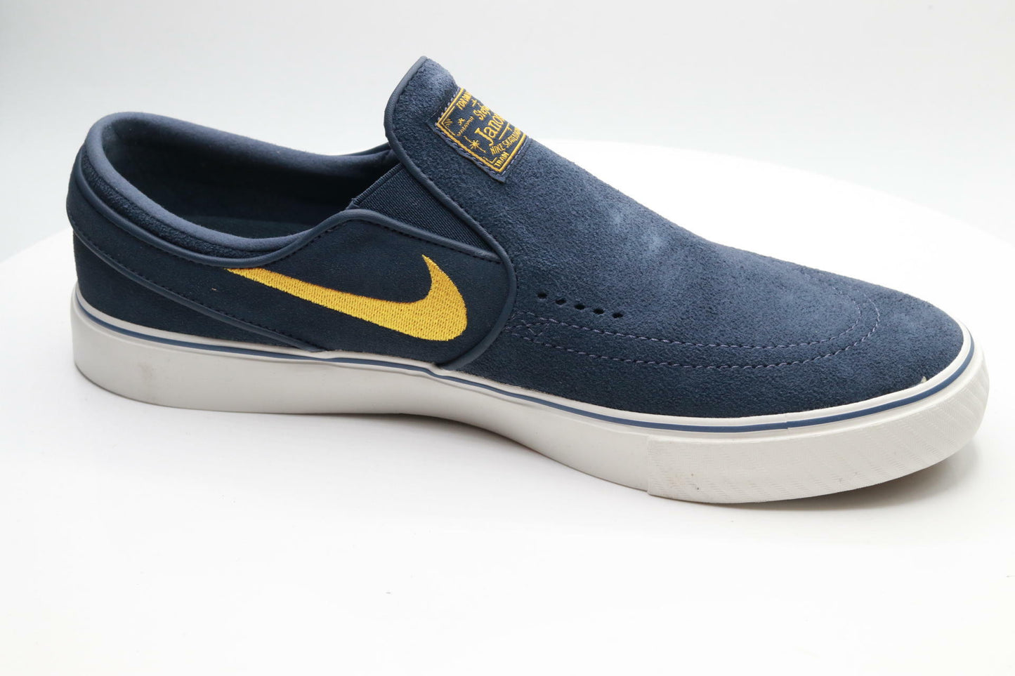 Nike SB Janoski+ Slip Skate Shoes (FN5893-401, Thunder Blue/Thunder Blue/Sail/Sundial) Size 9