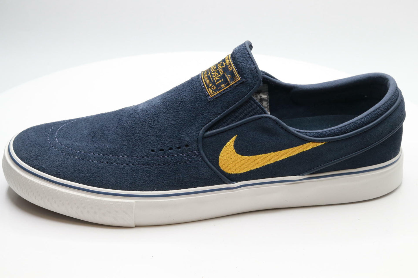 Nike SB Janoski+ Slip Skate Shoes (FN5893-401, Thunder Blue/Thunder Blue/Sail/Sundial) Size 9