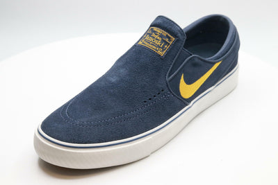 Nike SB Janoski+ Slip Skate Shoes (FN5893-401, Thunder Blue/Thunder Blue/Sail/Sundial) Size 9