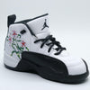 Jordan 12 Retro White/Black/Green/Lavender Mist 12C  Little Kid M