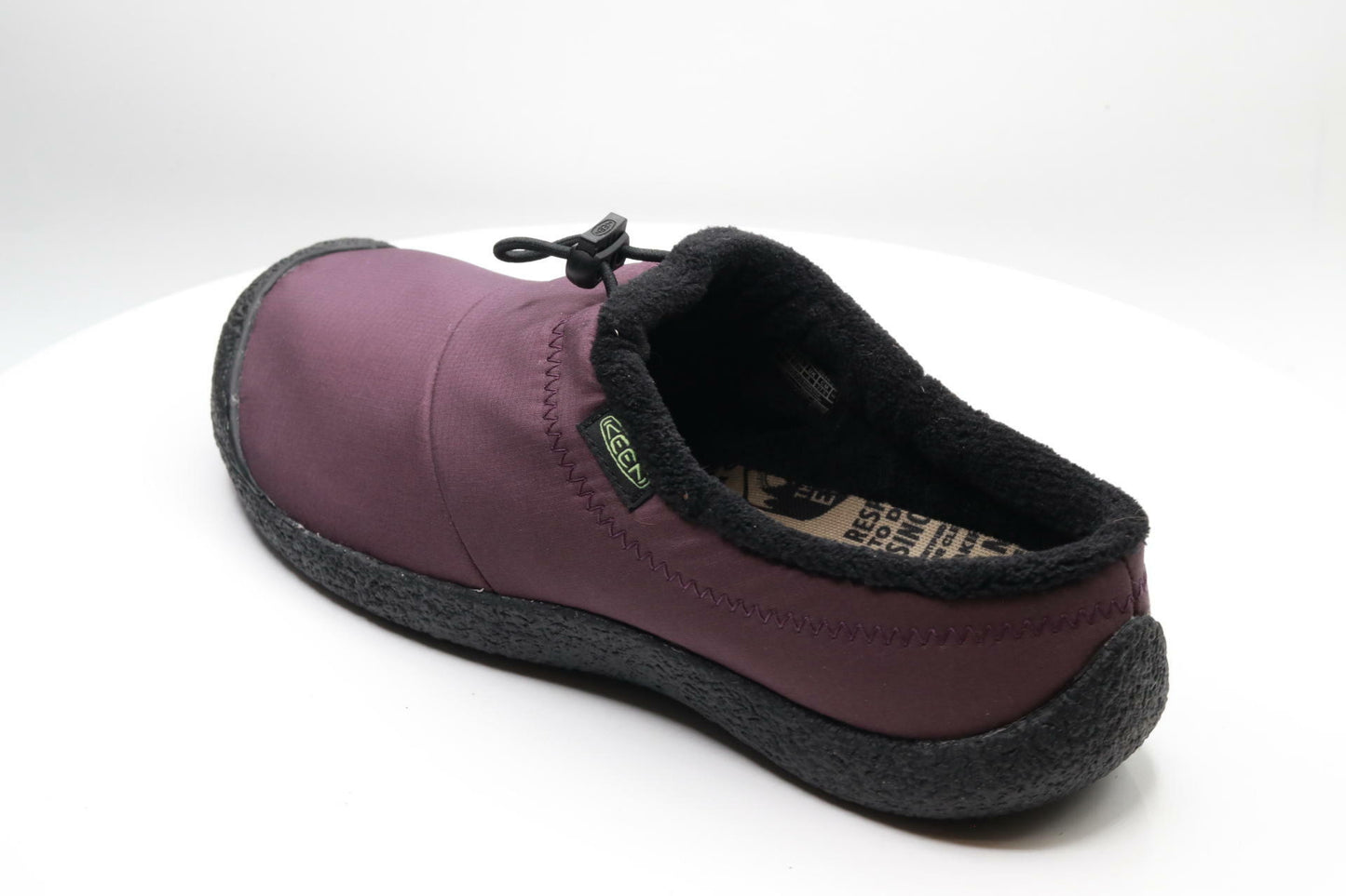 KEEN Women's Howser 3 Slide Comfy Durable Slippers, Plum Perfect/Absinthe Green, 10.5