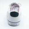 POLO RALPH LAUREN Boy's Sayer EZ (Little Kid) White Tumbled/Navy/Red Player Pony 2.5 Little Kid M