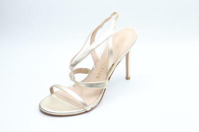 Stuart Weitzman Soiree 100 Sandal Platino 7.5 B