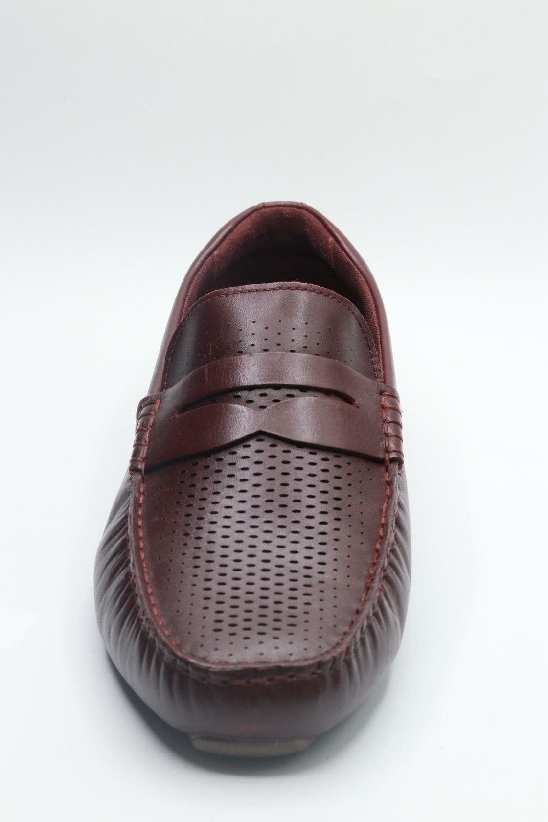 Cole Haan Men's Grand Laser Penny Driver Loafer Bloodstone Truffle 10.5 W