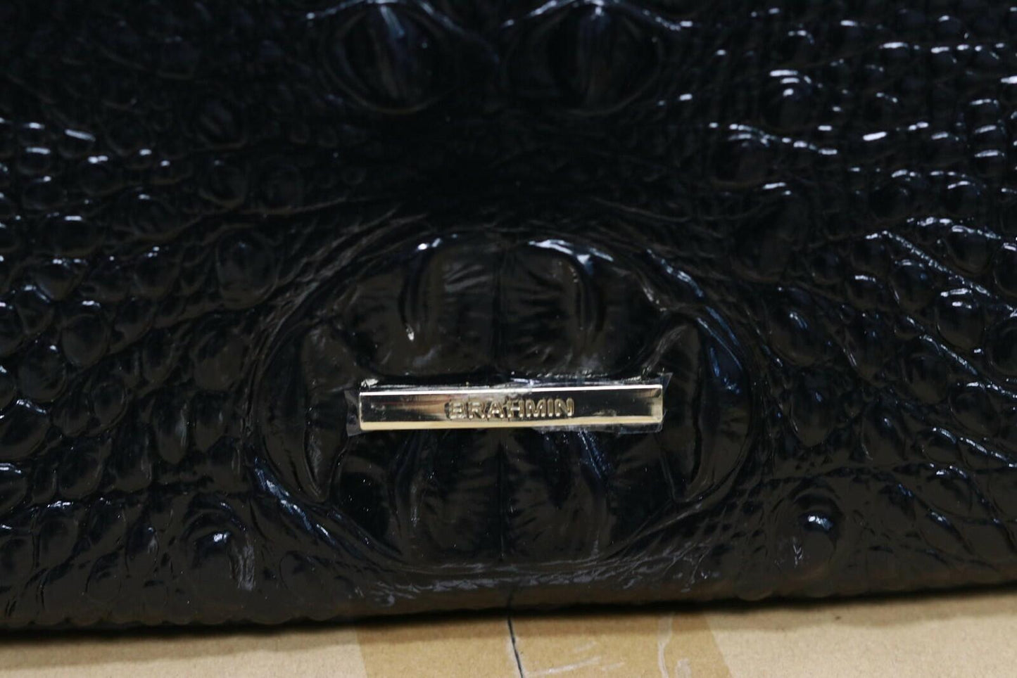 Brahmin Melbourne Tia Women's Leather Tote Bag - Black