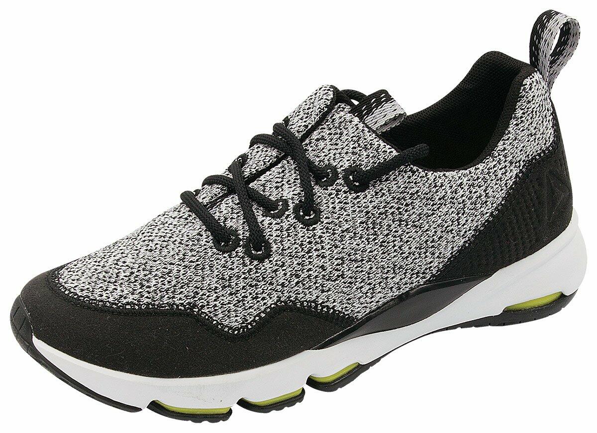 Reebok Women's Cloudride Ls DMX H Running Shoe, Black/White, 6 M US