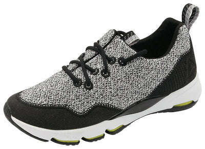 Reebok Women's Cloudride Ls DMX H Running Shoe, Black/White, 6 M US