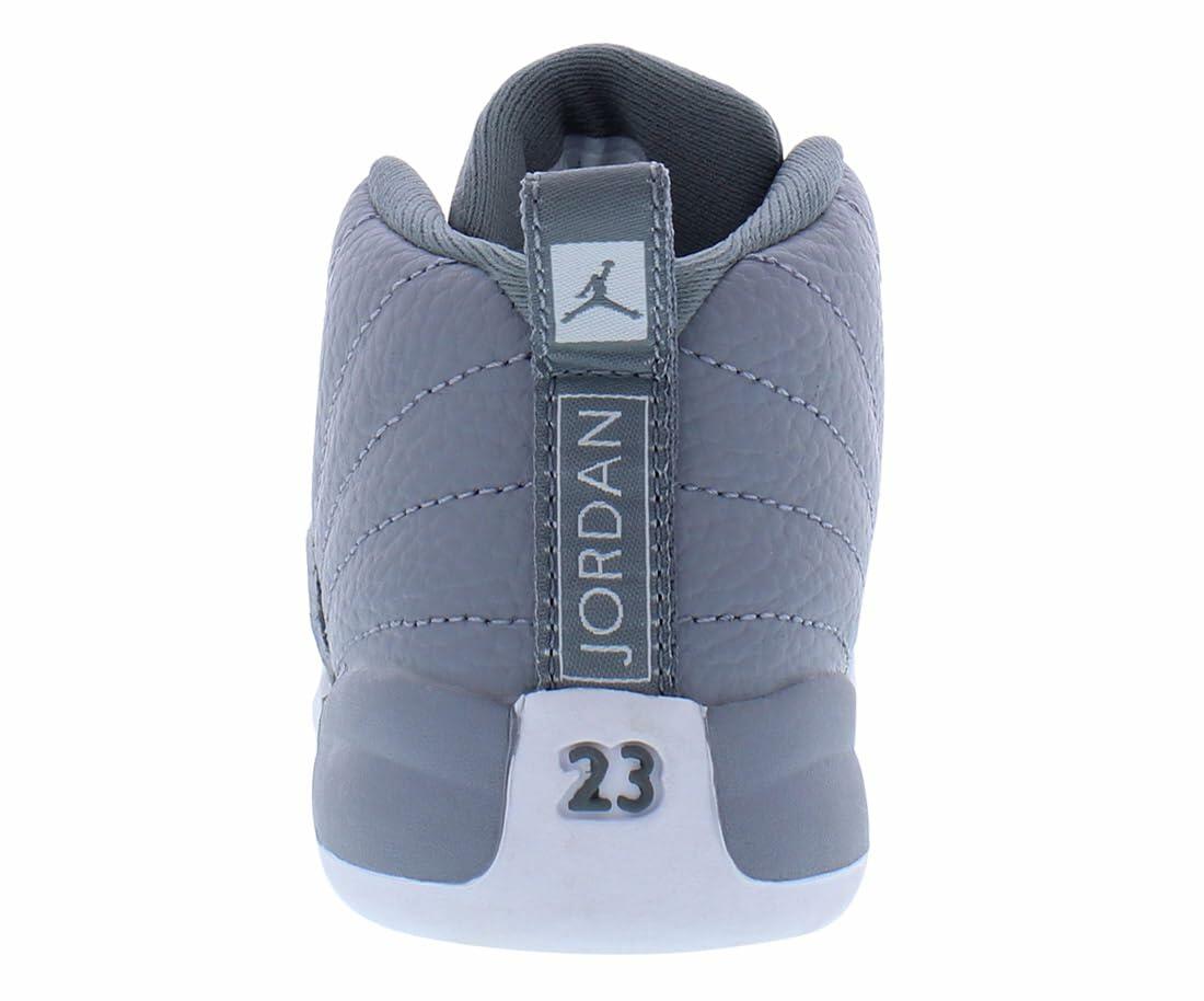 Jordan Baby Boy's 12 Retro (Infant/Toddler) Stealth/White/Cool Grey 7 Toddler M