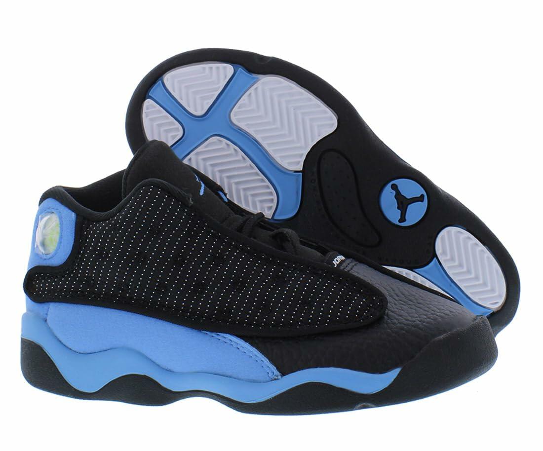 Jordan 13 Retro (Infant/Toddler) Black/University Blue/White 5 Toddler M