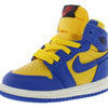 Jordan Baby Girl's 1 Retro High OG (Infant/Toddler) Varsity Maize/Game Royal/Sail 5 Toddler M