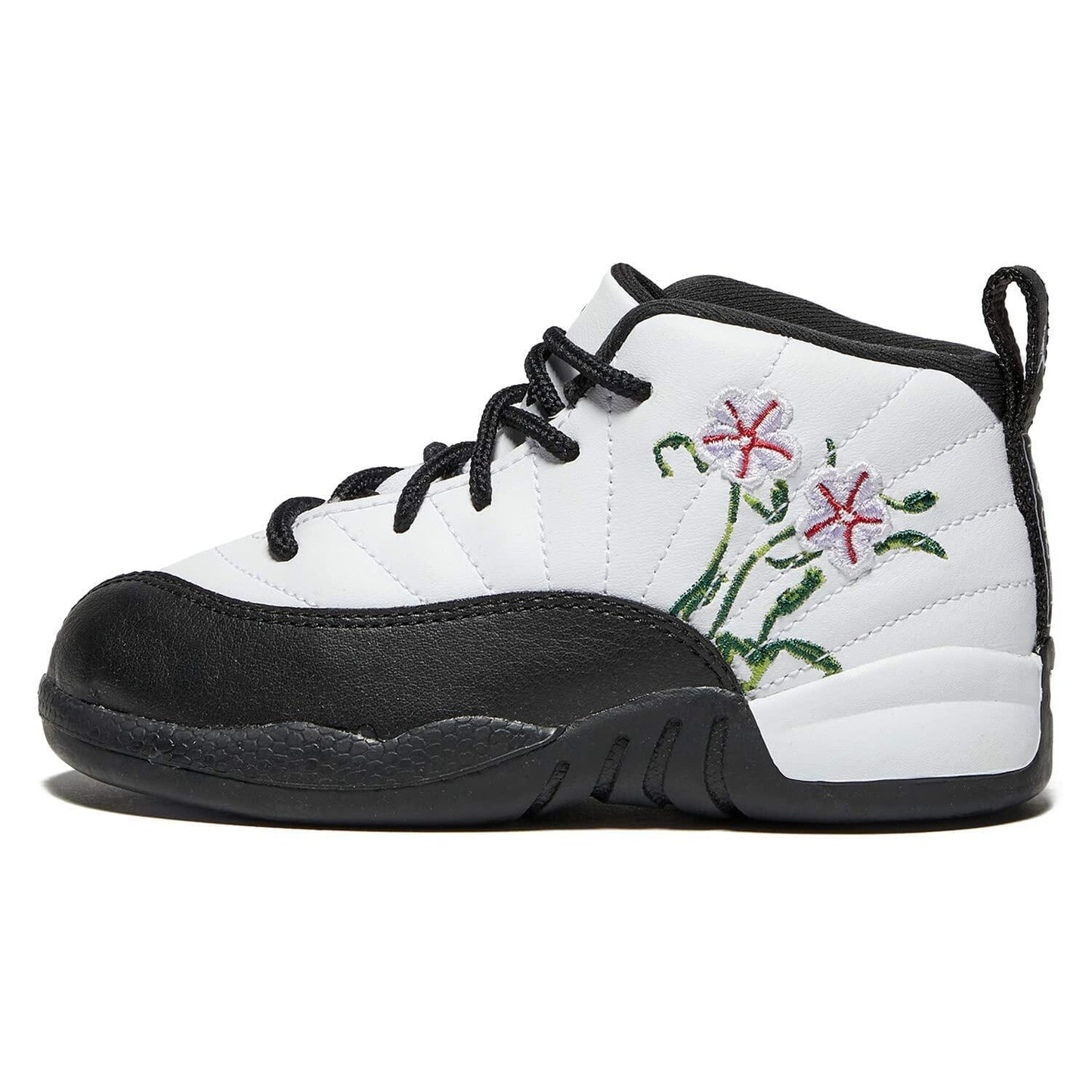 Jordan 12 Retro (Infant/Toddler) White/Black/Vivid Green/Lavender Mist 8 Toddler M