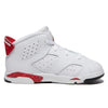 Jordan Baby Boy's 6 Retro (Infant/Toddler) White/University Red/Black 8 Toddler M
