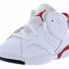 Jordan Baby Boy's 6 Retro (Infant/Toddler) White/University Red/Black 7 Toddler M