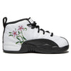 Jordan 12 Retro (Infant/Toddler) White/Black/Vivid Green/Lavender Mist 8 Toddler M