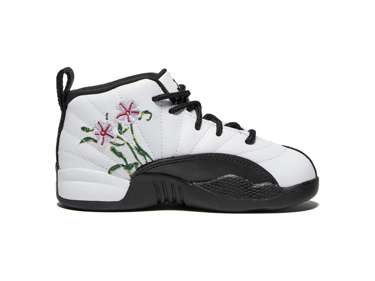 Jordan 12 Retro (Infant/Toddler) White/Black/Vivid Green/Lavender Mist 8 Toddler M