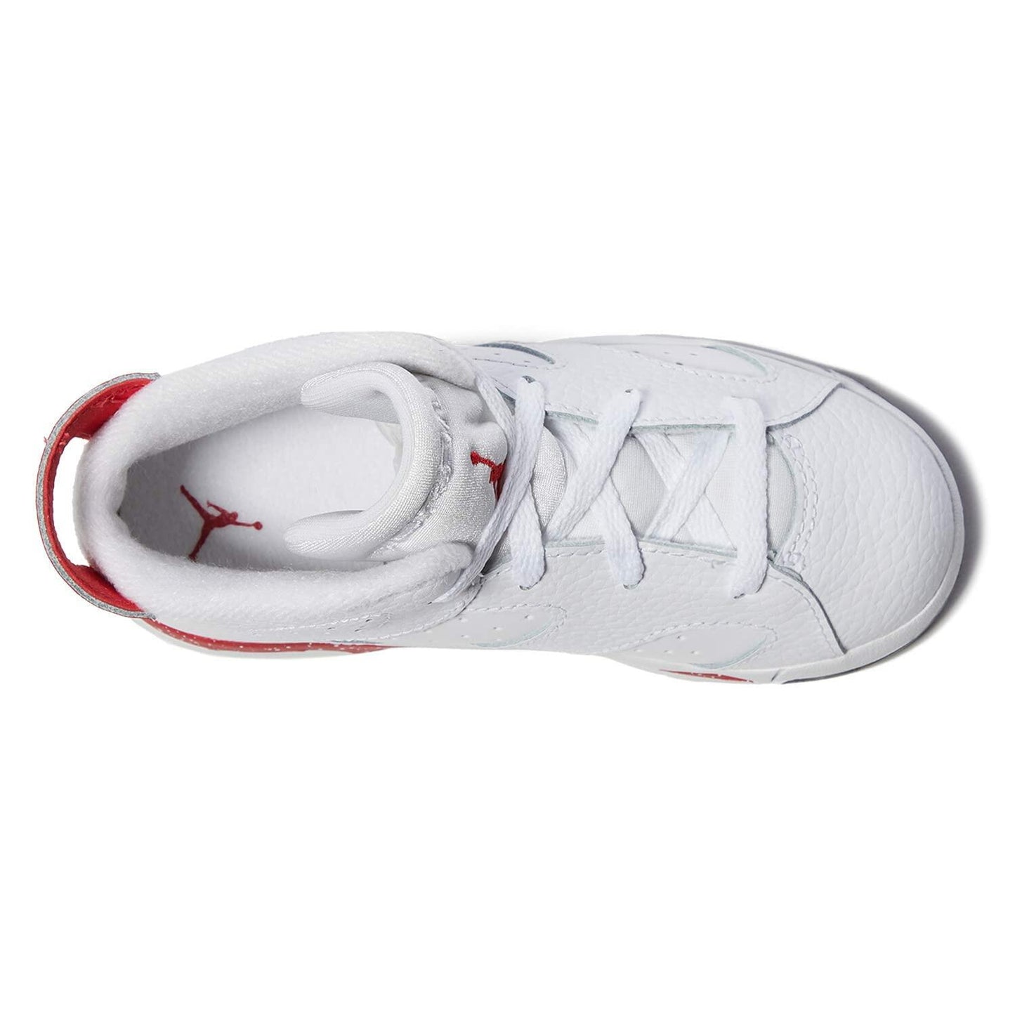 Jordan Baby Boy's 6 Retro (Infant/Toddler) White/University Red/Black 5 Toddler M