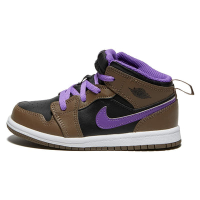 Jordan Baby Boy's 1 Mid (Infant/Toddler) Palomino/White/Wild Berry 6 Toddler M
