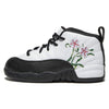 Jordan 12 Retro (Infant/Toddler) White/Black/Vivid Green/Lavender Mist 9 Toddler M