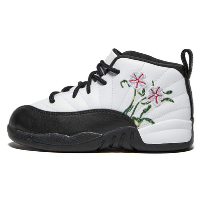 Jordan 12 Retro (Infant/Toddler) White/Black/Vivid Green/Lavender Mist 9 Toddler M
