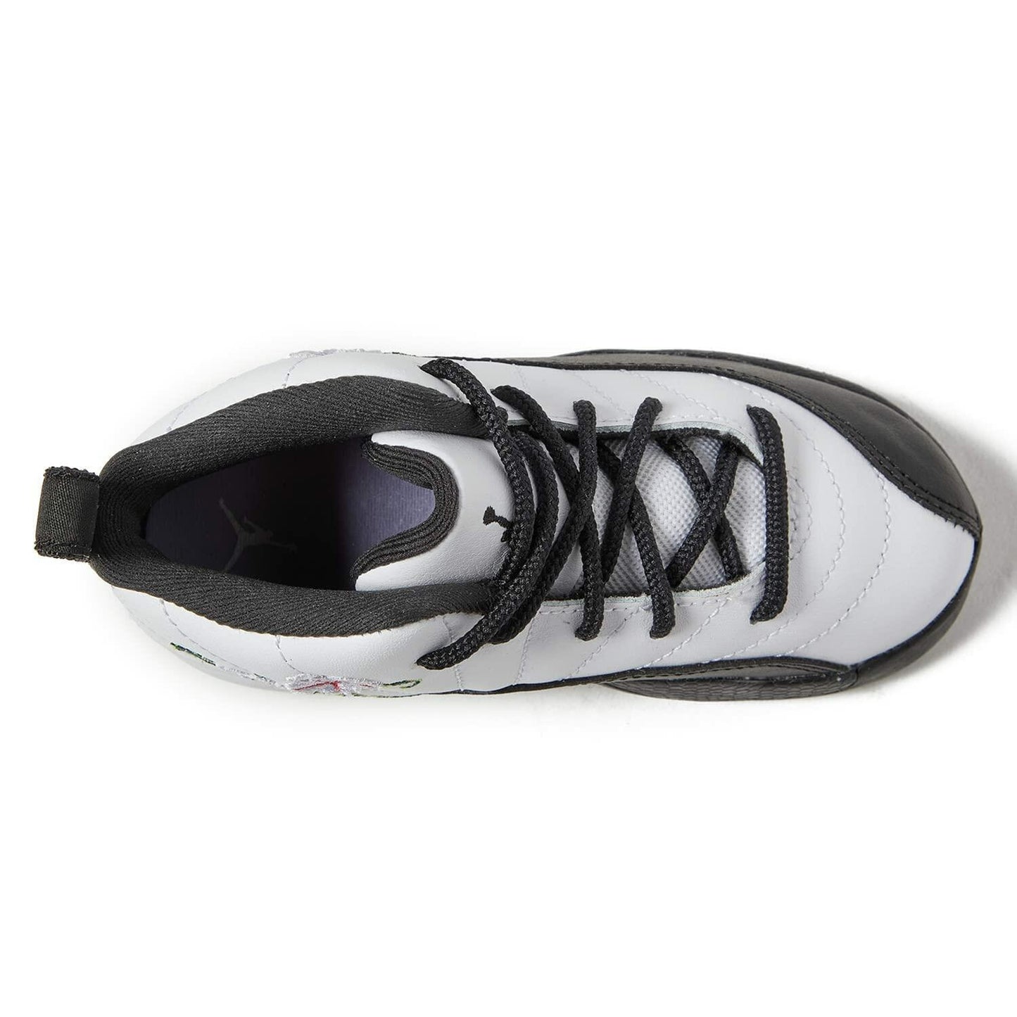 Jordan 12 Retro (Infant/Toddler) White/Black/Vivid Green/Lavender Mist 9 Toddler M