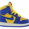 Jordan Baby Girl's 1 Retro High OG (Infant/Toddler) Varsity Maize/Game Royal/Sail 5 Toddler M