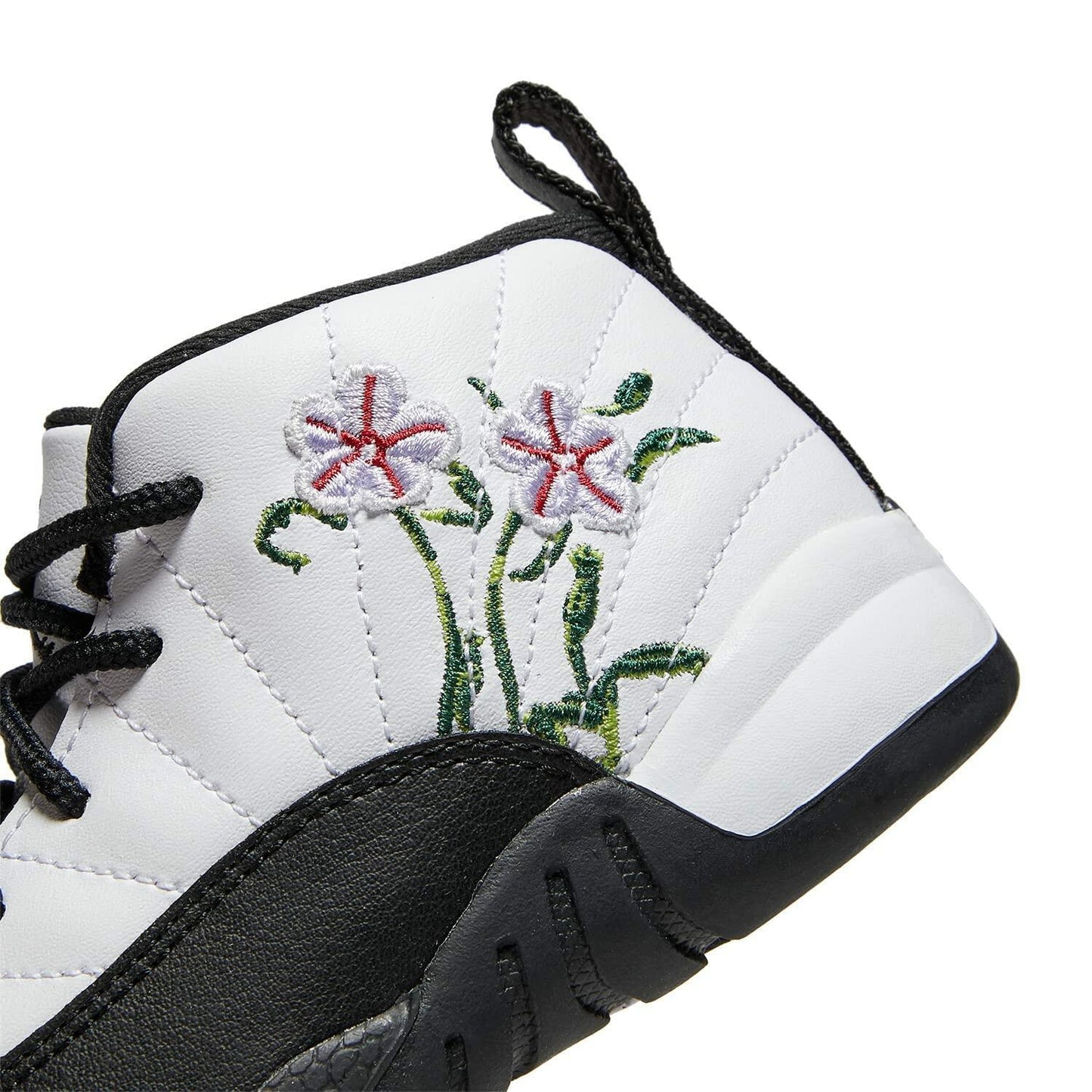 Jordan 12 Retro (Infant/Toddler) White/Black/Vivid Green/Lavender Mist 8 Toddler M