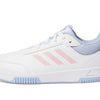 adidas Girl's Tensaur Sport (Little Kid/Big Kid) White/Blue Dawn/Clear Pink 1 5.5 Big Kid M
