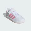 adidas Girl's Grand Court 2.0 Elastic (Little Kid/Big Kid) White/Bliss Pink/Clear Pink 2 Little Kid M